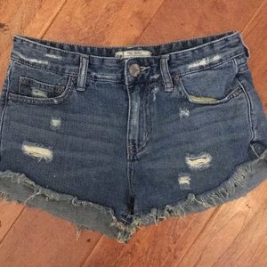 Free people jean shorts